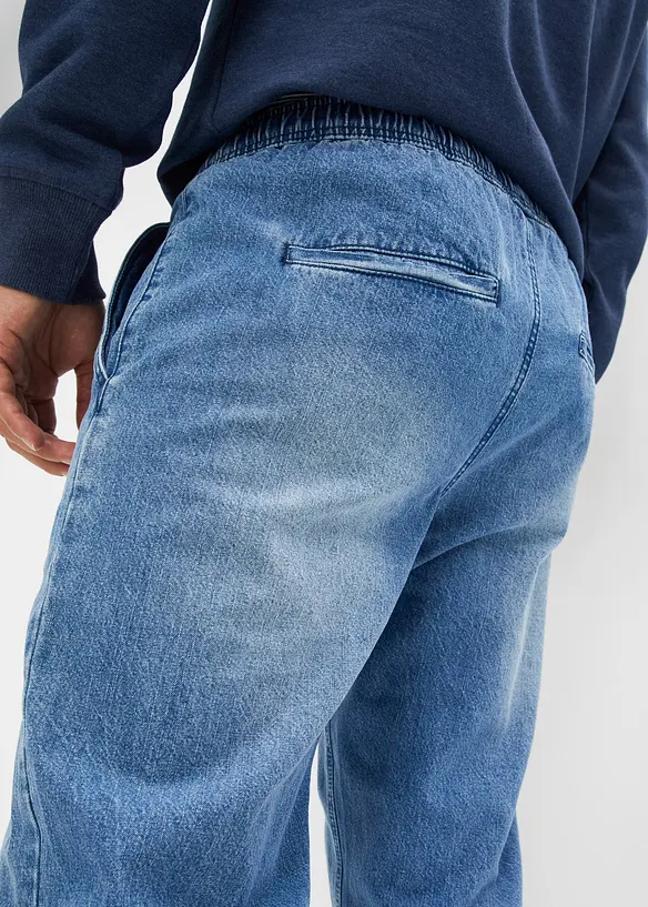 Jean jogger avec doublure thermique en flanelle, droit, bonprix