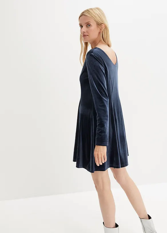 Robe manches longues en velours, RAINBOW