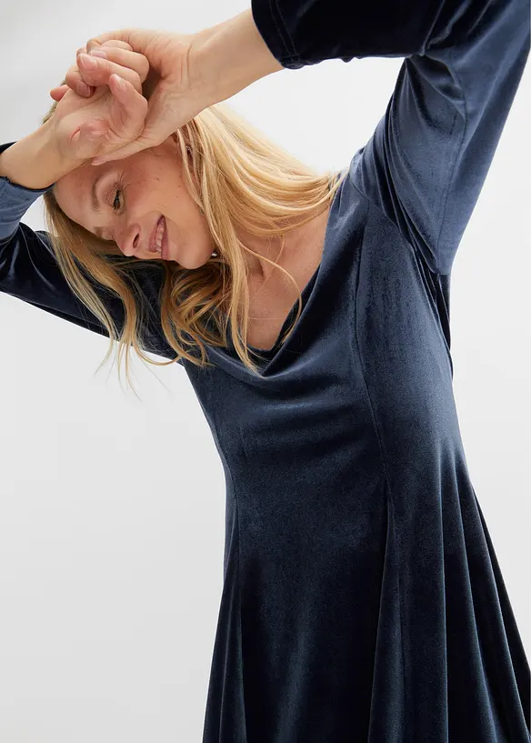 Robe manches longues en velours, RAINBOW