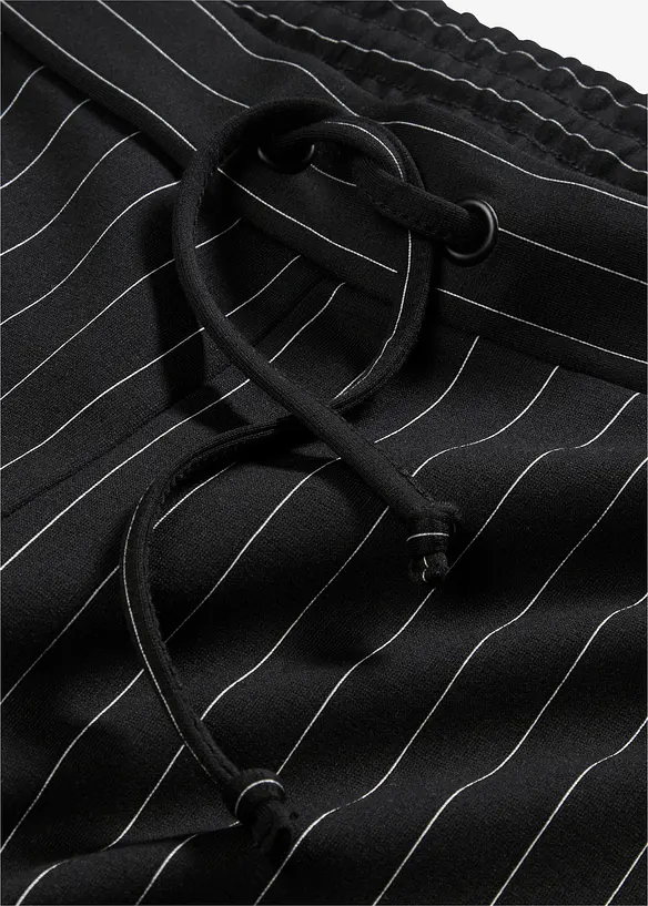 Pantalon &agrave; taille &eacute;lastiqu&eacute;e et fines rayures, bonprix