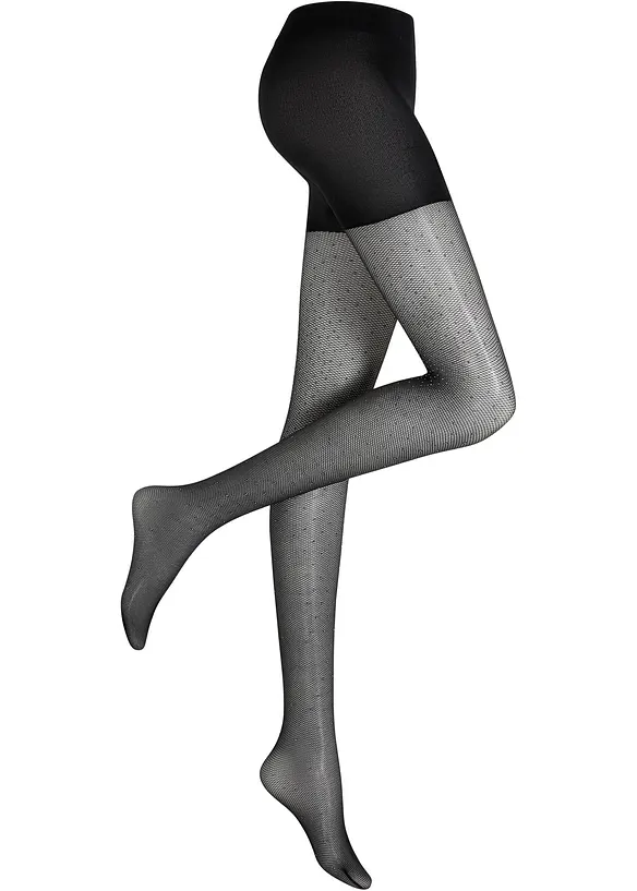 Collant &agrave; pois brillants, bpc bonprix collection