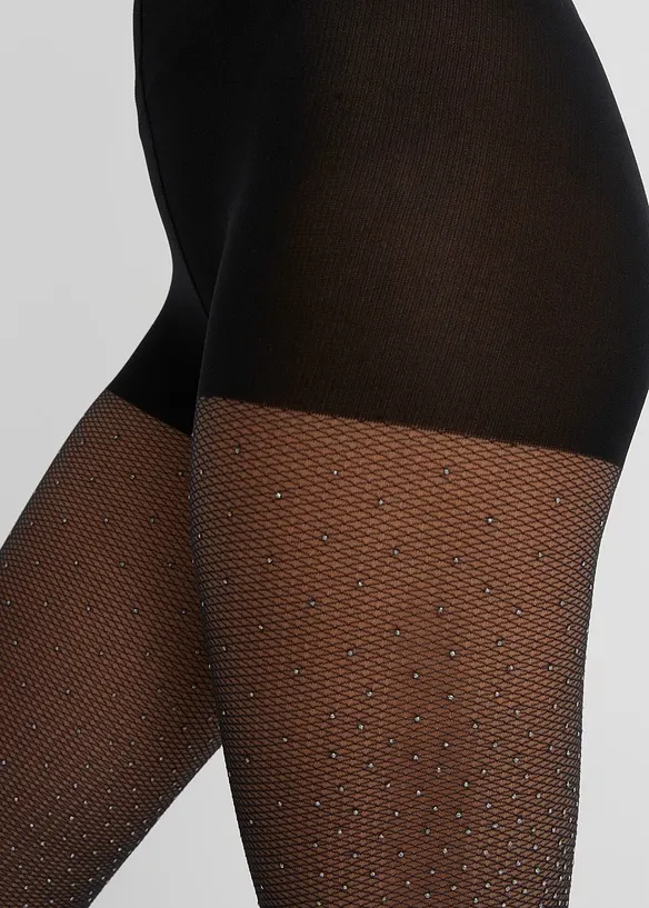 Collant &agrave; pois brillants, bpc bonprix collection