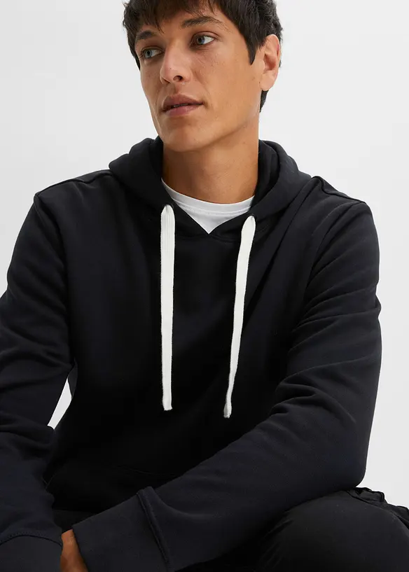 Sweat à capuche 100% coton, bonprix