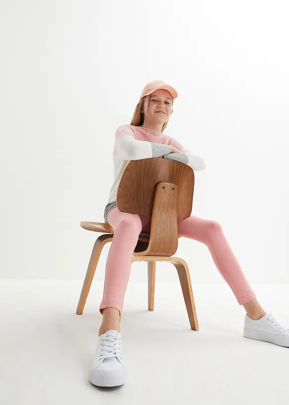 Lot de 3 leggings en jersey de coton extensible, bonprix