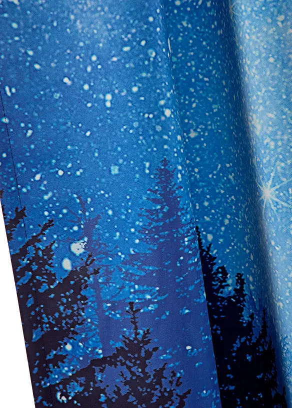 Rideaux obscurcissants motif ciel étoilé (2 pces), bonprix