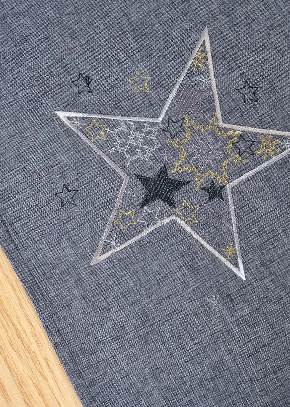 Chemin de table &agrave; imprim&eacute; &eacute;toile, bonprix