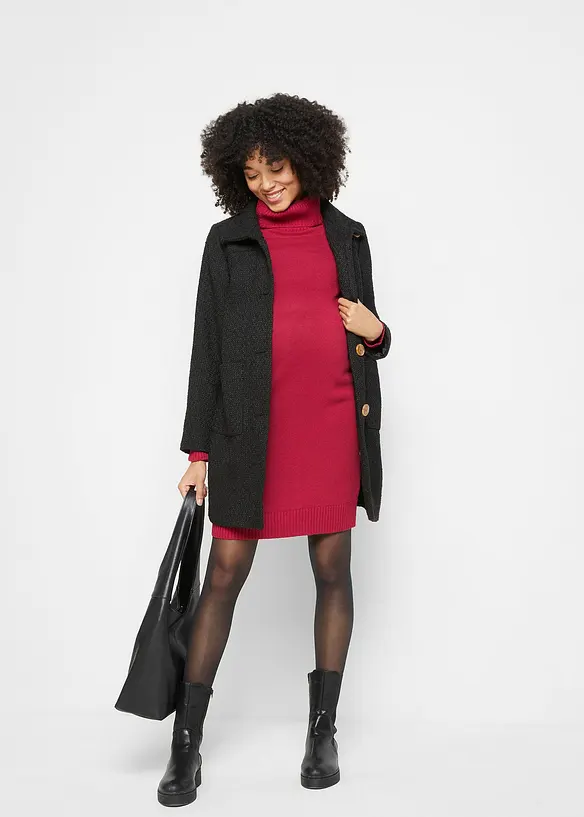 Robe en maille de grossesse zipp&eacute;e avec fonction allaitement, bonprix