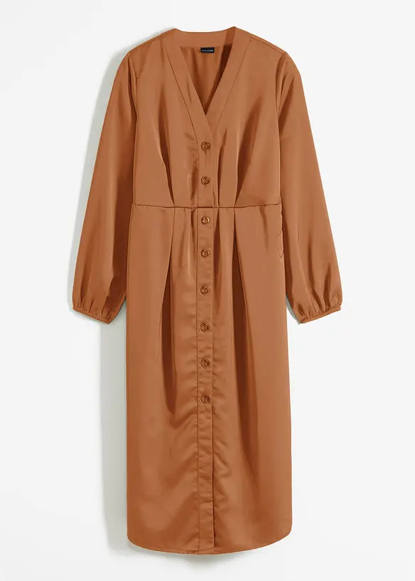 Robe midi en satin, BODYFLIRT