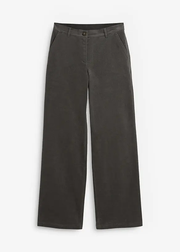 Pantalon en velours côtelé extensible, bonprix