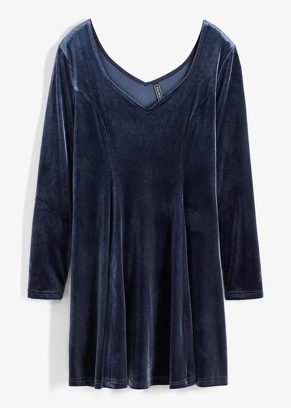 Robe manches longues en velours, RAINBOW