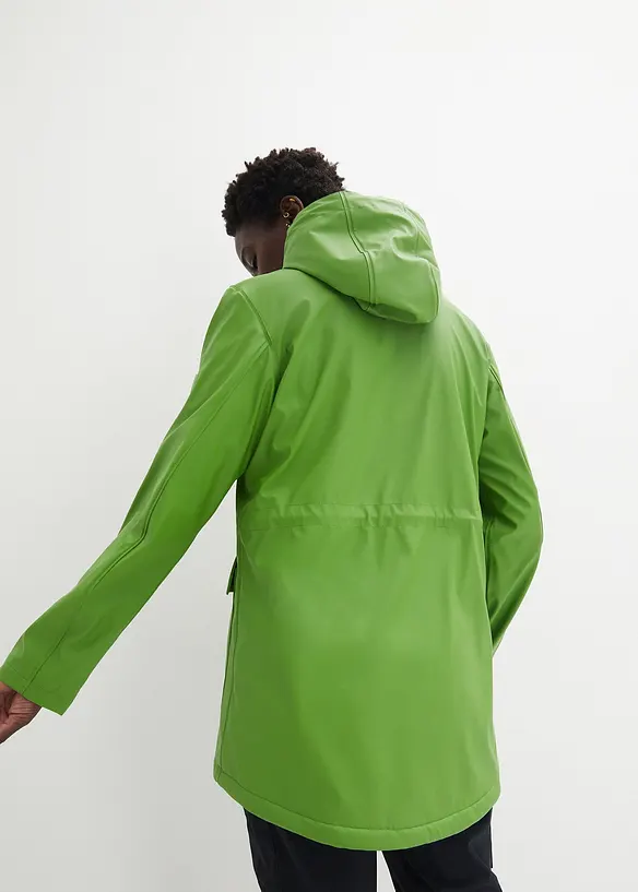 Veste de pluie avec doublure peluche en matière imperméable, bonprix