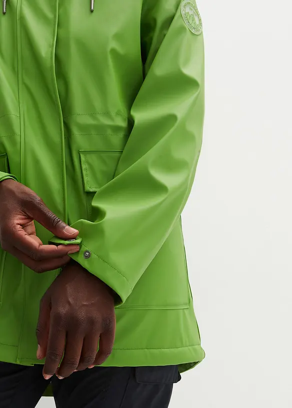 Veste de pluie avec doublure peluche en matière imperméable, bonprix