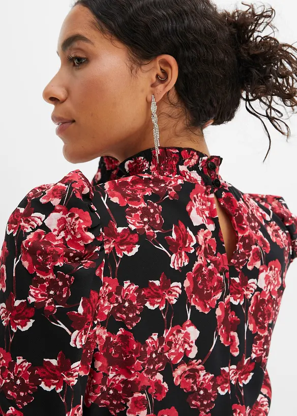 Robe midi &agrave; motif floral, RAINBOW