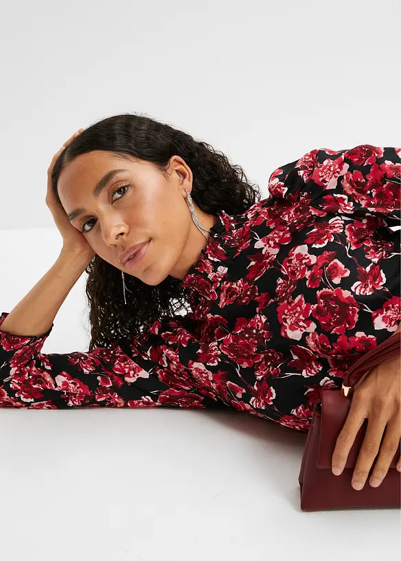 Robe midi &agrave; motif floral, RAINBOW