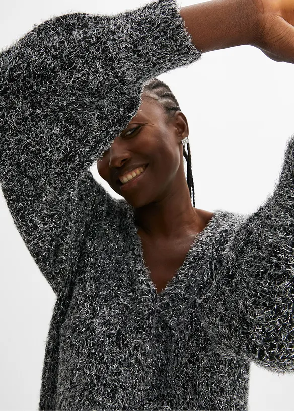 Pull long avec Lurex, bonprix