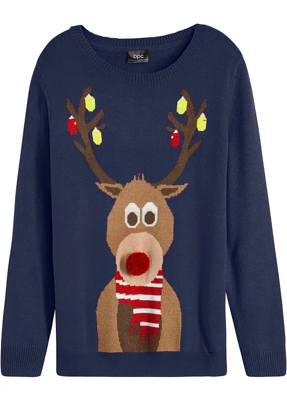 Pull de No&euml;l renne, bonprix