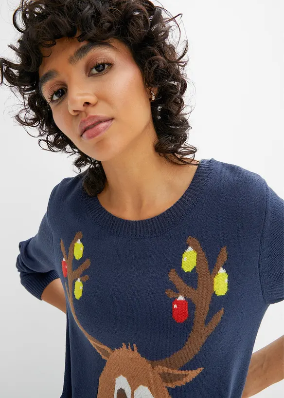 Pull de No&euml;l renne, bonprix