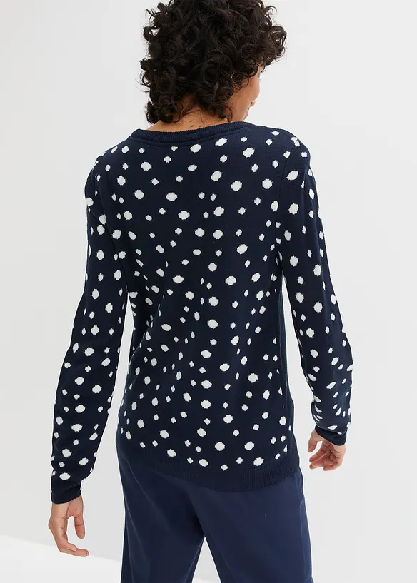 Pull de No&euml;l en fine maille, bonprix