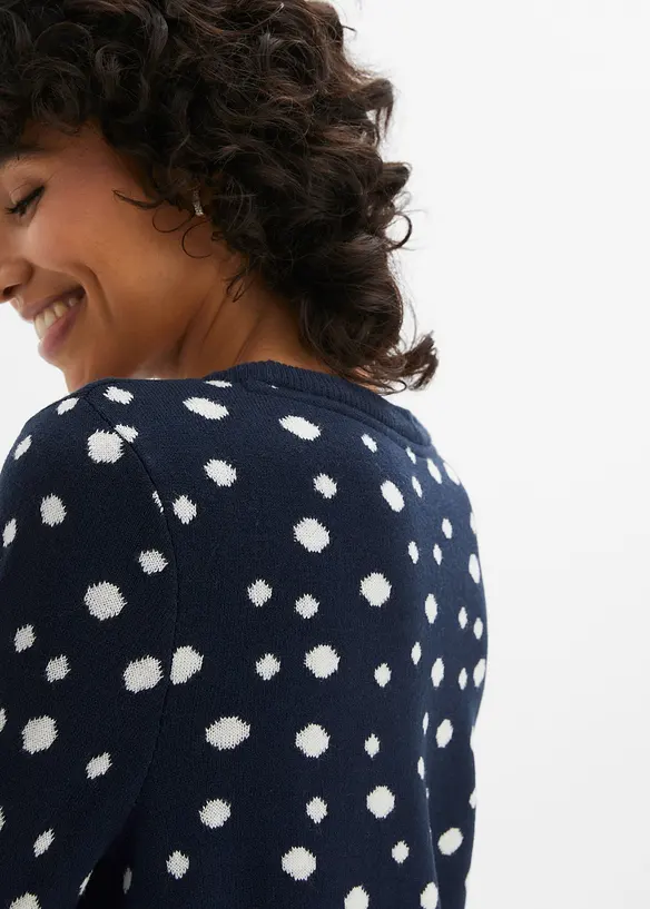 Pull de No&euml;l en fine maille, bonprix