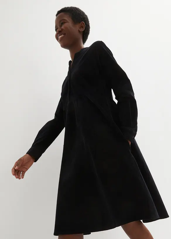 Robe en velours de coton côtelé, bonprix