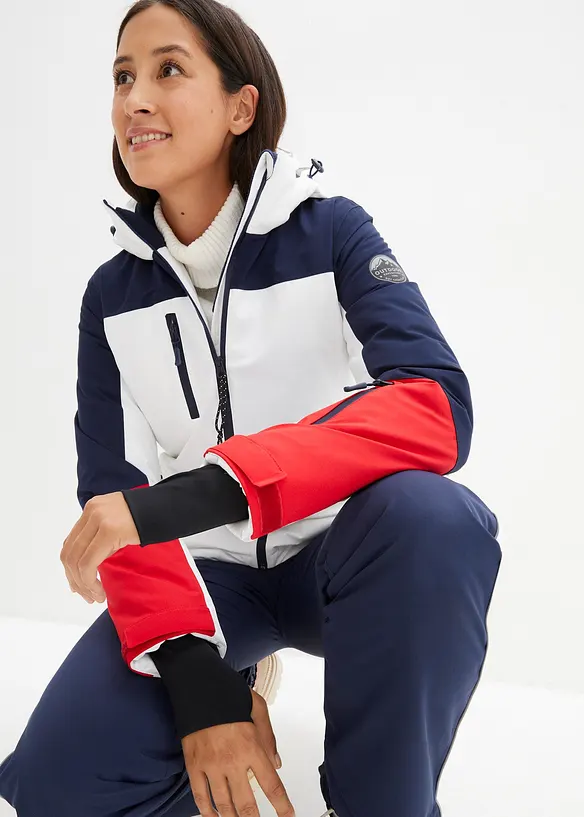 Veste de ski imperméable avec fentes d’aération, bonprix