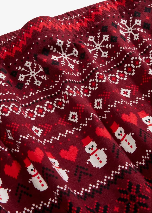 Jupe en coton extensible à imprimé norvégien, bonprix