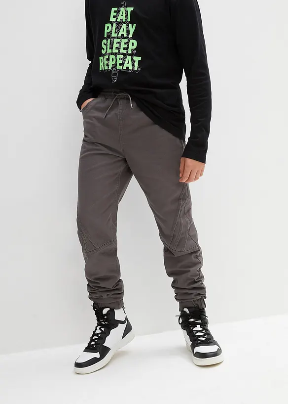 Pantalon jogger regular à doublure thermique en jersey, bonprix