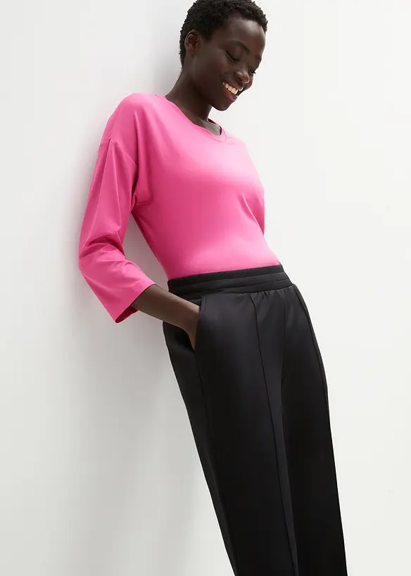 Pantalon de jogging technique &agrave; jambes larges, s&eacute;chage rapide, bonprix