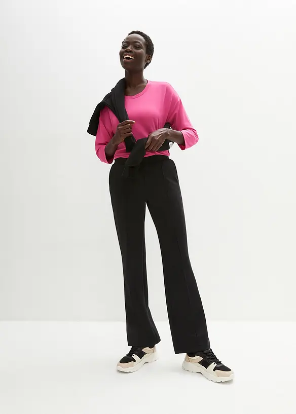 Pantalon de jogging technique &agrave; jambes larges, s&eacute;chage rapide, bonprix