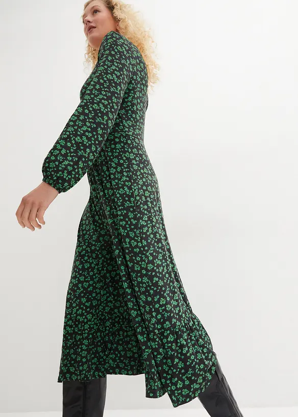 Robe fluide en jersey de viscose mélangée, bonprix