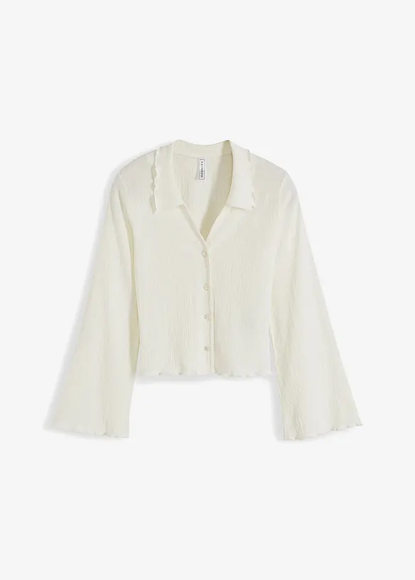 T-shirt manches longues en mati&egrave;re structur&eacute;e, RAINBOW