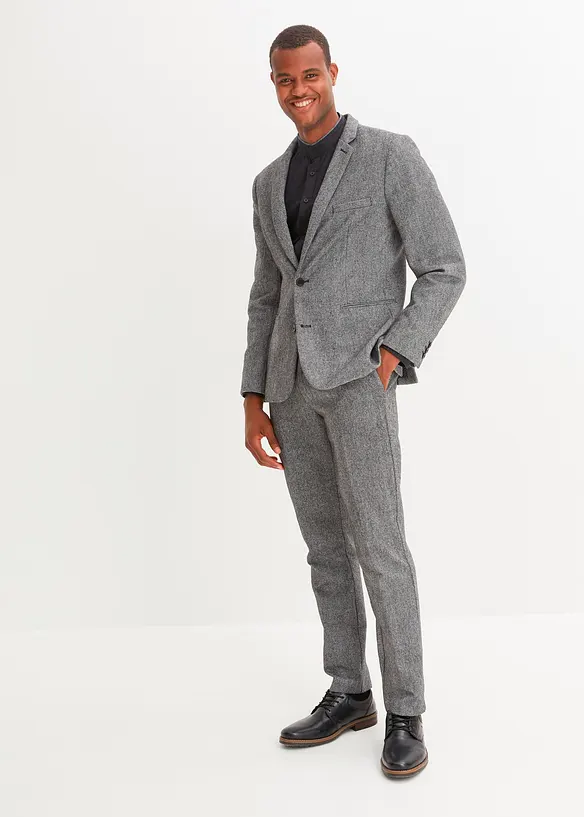 Chemise manches longues &agrave; col montant, bpc selection