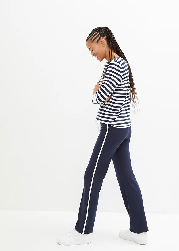 Pantalon droit en jersey extensible, bonprix