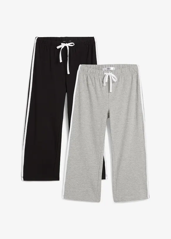 Lot de 2 corsaires en coton extensible, bonprix