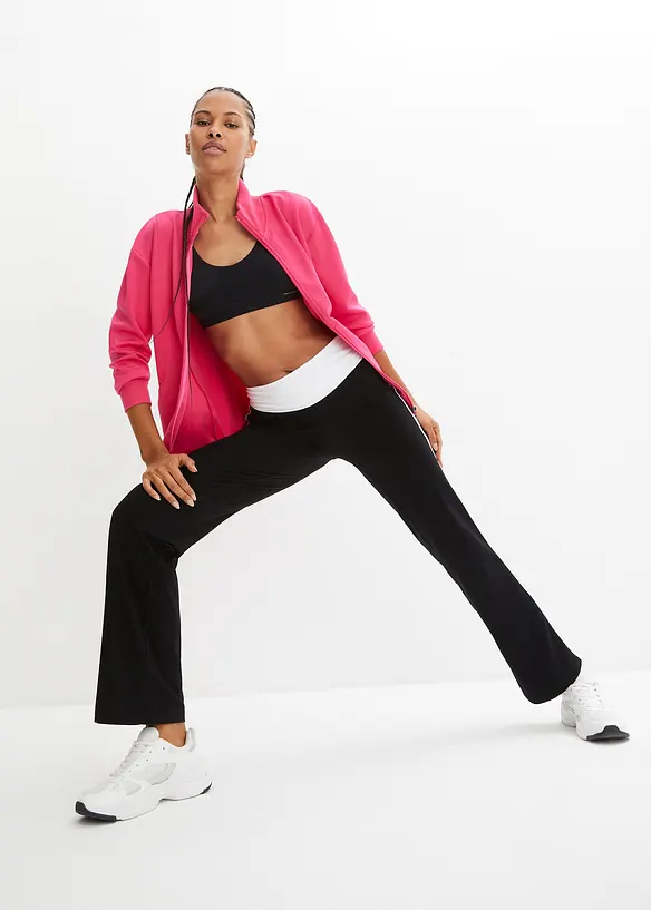 Pantalon de sport en coton extensible, bonprix