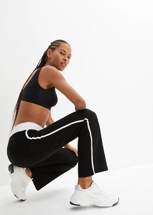 Pantalon de sport en coton extensible, bonprix