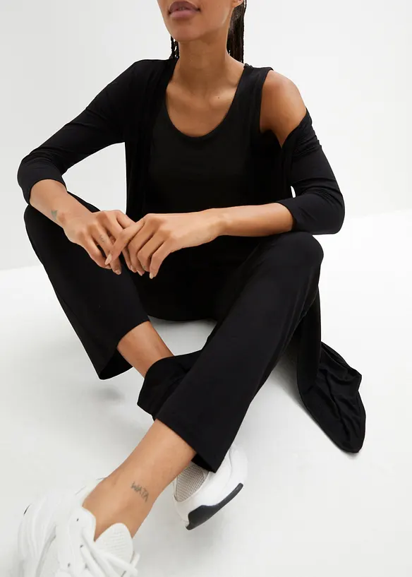 Tenue d’intérieur (ens. 3 pces) en viscose majoritaire, bonprix