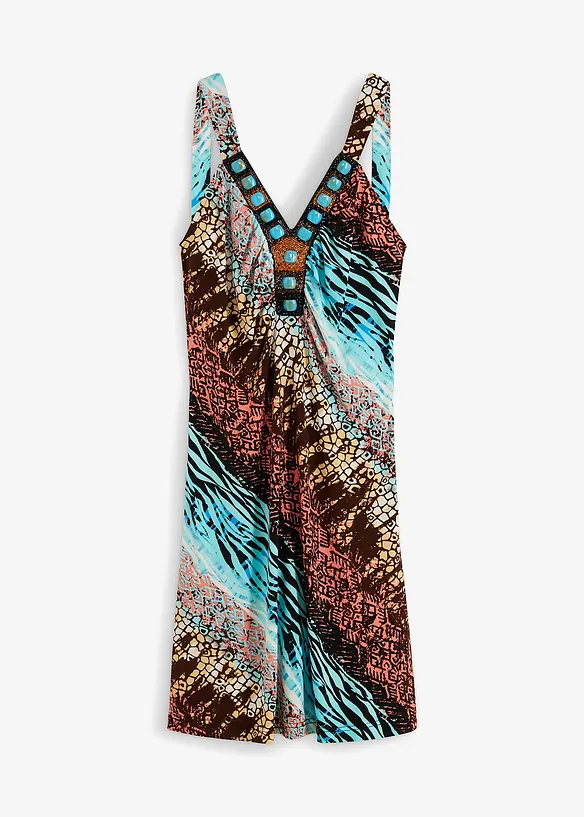 Robe trap&egrave;ze en jersey, bonprix