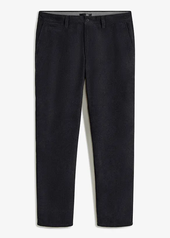 Pantalon chino en velours c&ocirc;tel&eacute; Regular Fit, Straight, bpc selection