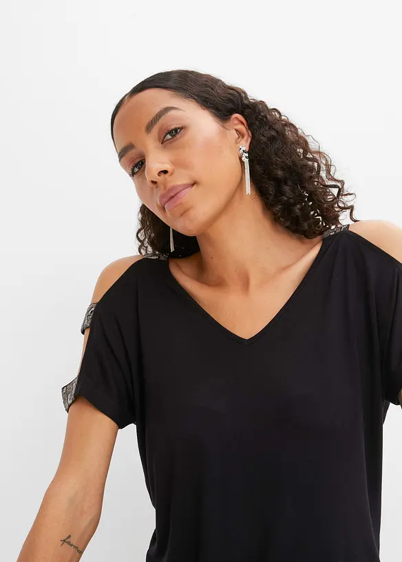 T-shirt avec application de sequins, BODYFLIRT