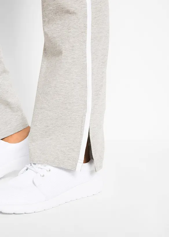 Lot de 2 pantalons en jersey coton extensible, bonprix