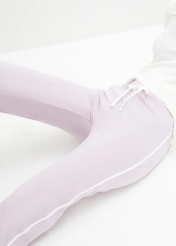 Lot de 2 pantalons en jersey coton extensible, bonprix