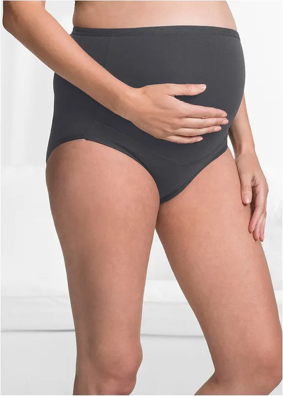 Lot de 2 slips de grossesse en coton, bonprix