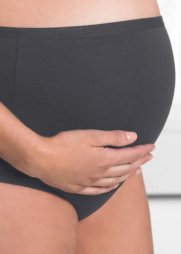 Lot de 2 slips de grossesse en coton, bonprix