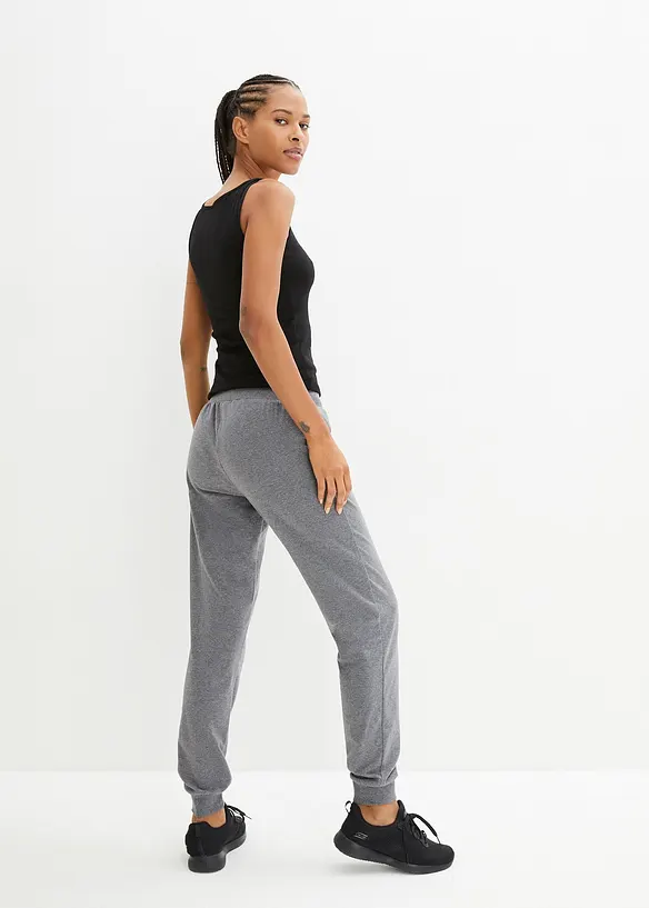 Pantalon de jogging &agrave; finitions &eacute;lastiqu&eacute;es, bonprix