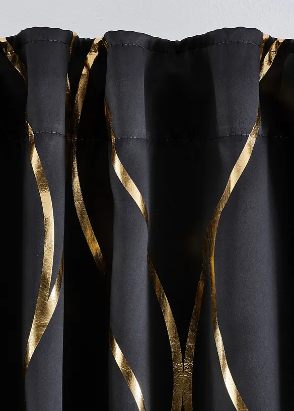 Rideau obscurcissant à imprimé brillant (1 pce), bonprix