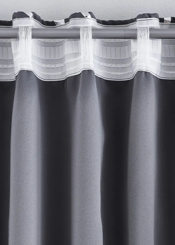 Rideau obscurcissant à imprimé brillant (1 pce), bonprix