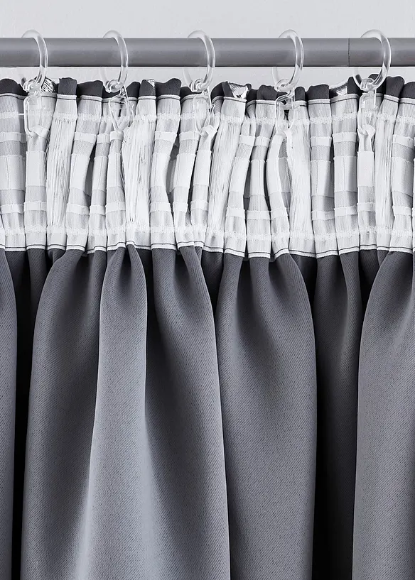 Rideau obscurcissant à imprimé brillant (1 pce), bonprix