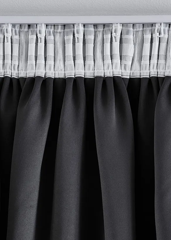 Rideau obscurcissant à imprimé brillant (1 pce), bonprix