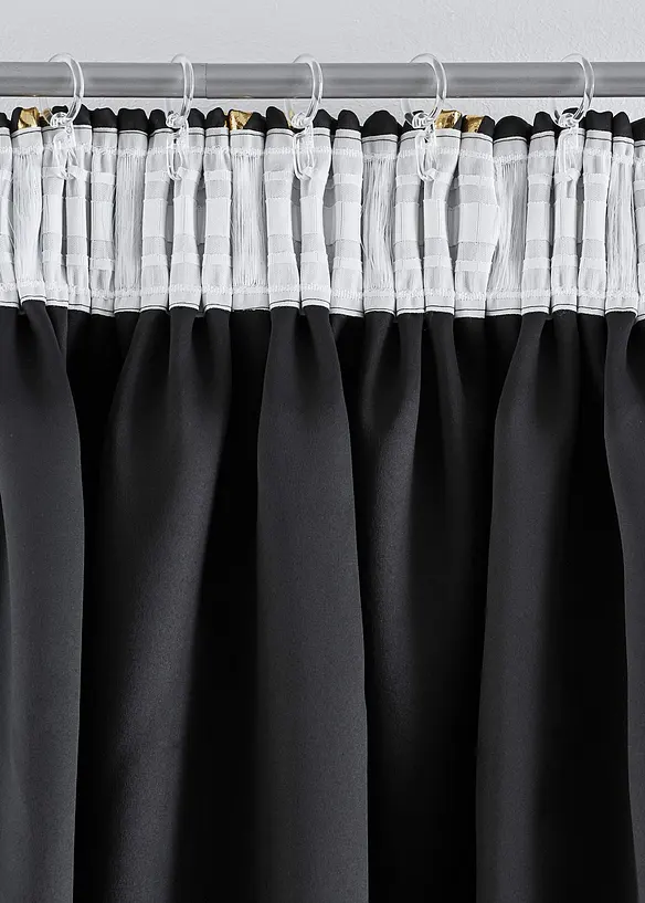 Rideau obscurcissant à imprimé brillant (1 pce), bonprix